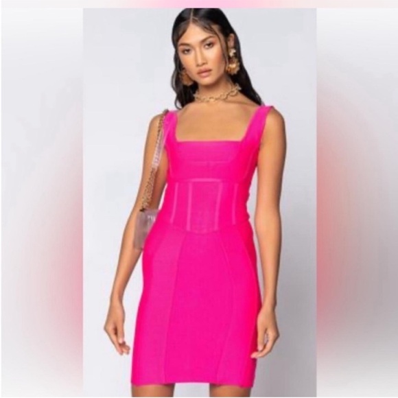 Akira Barbie Bandage Dress - Picture 1 of 7